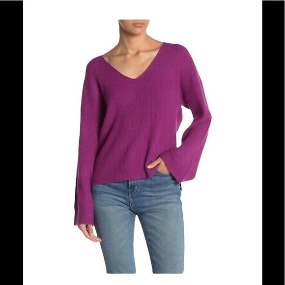 Free Press Women’s Dolman Sleeve Sweater Light Plum NWT Size Small - Picture 1 of 10